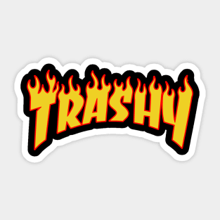 Trashy Sticker